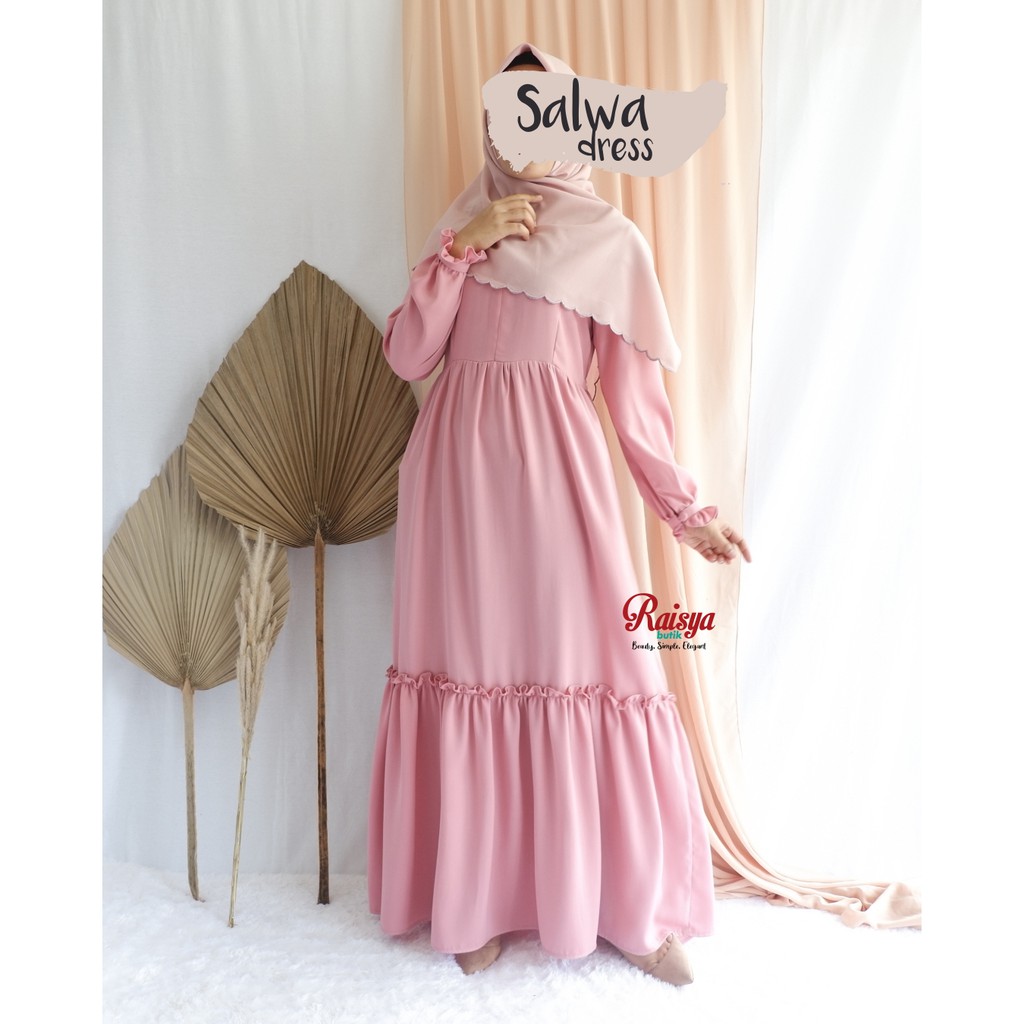 Gamis Simple Salwa / Gamis Salwa / Gamis Casual