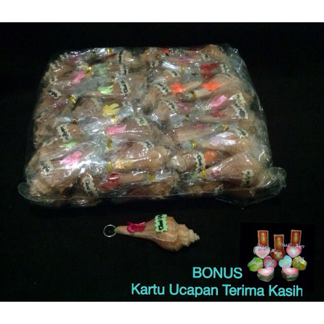 100pcs Souvenir Pernikahan Gantungan Kunci