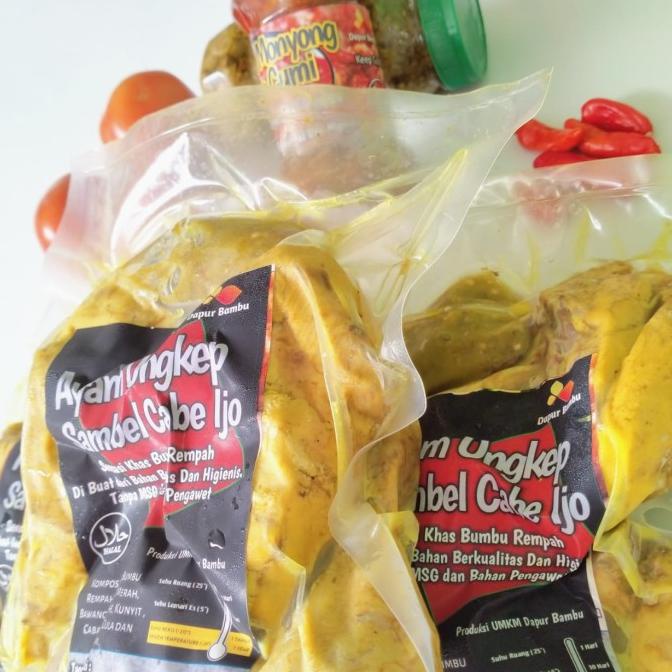 

[COD] Ayam Ungkep Sambel Cabe Ijo / Bumbu Kuning / Frozen Food [COD]