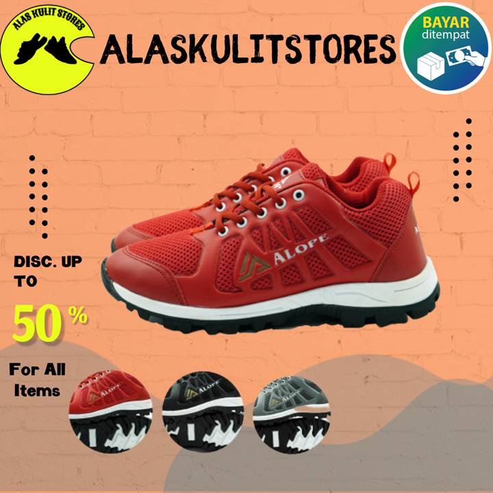 Ready Stok Sepatu Sneakers Kulit Pria Original 100%