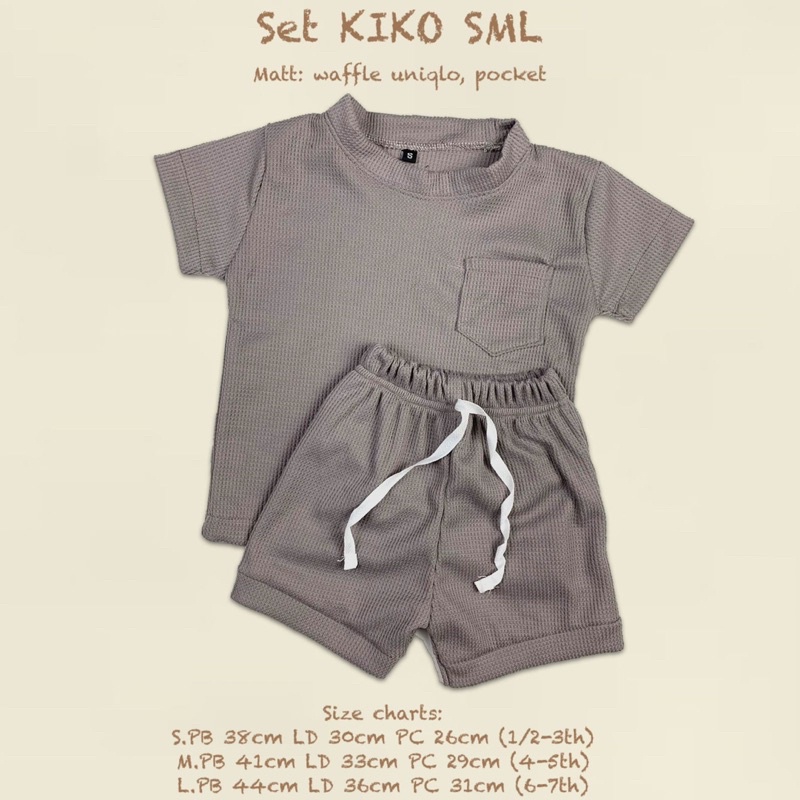 Setelan Anak Kiko Unisex Original Pineapple Kaos Anak Super Premium Terlaris Termurah Best Seller