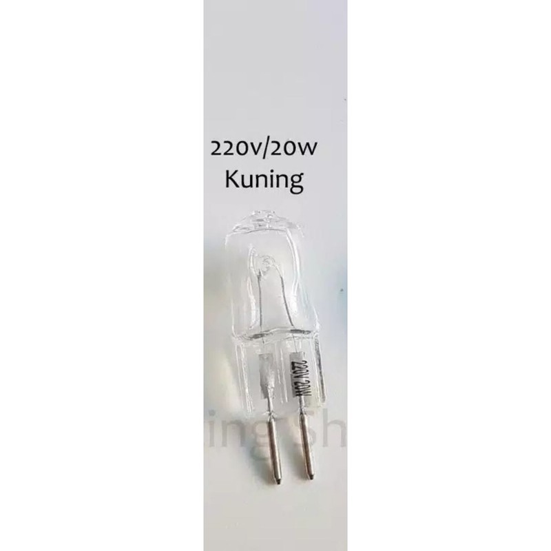 Lampu halogen kacang soket tusuk