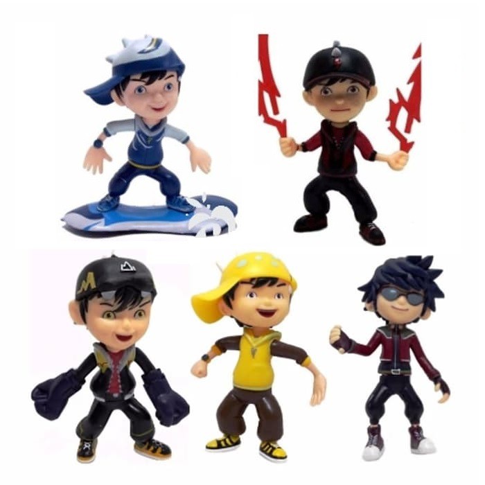 Jual Action Mini Figure Figurine / Pajangan Mainan Anak BoboiBoy Boboi