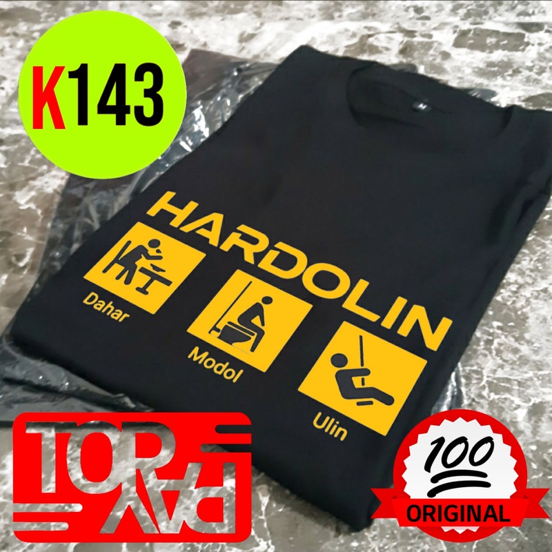 kaos pria wanita k143 hardolin dahar modol ulin bahasa urang sunda