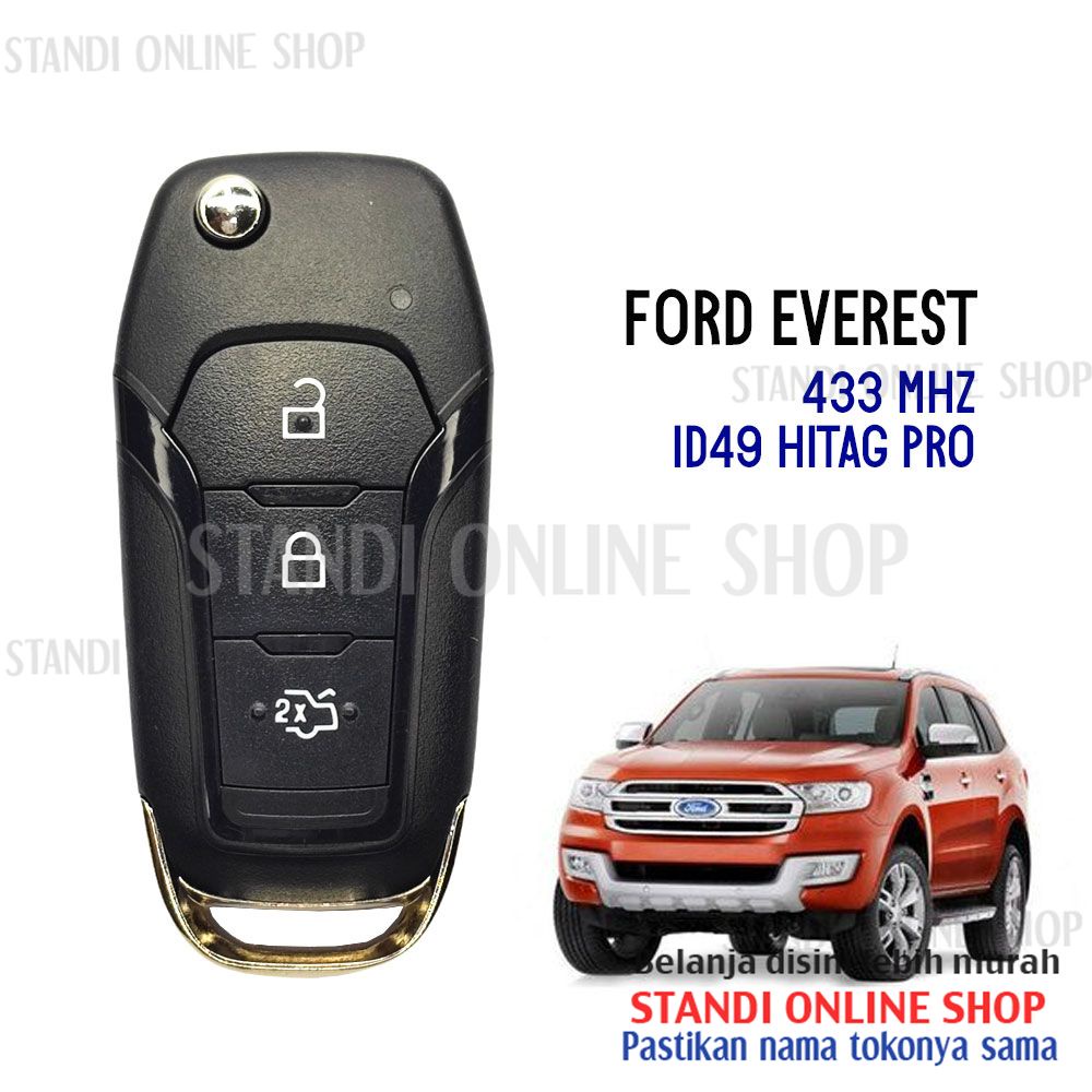 Remote Set Lengkap Komplit Kunci Lipat Ford Everest