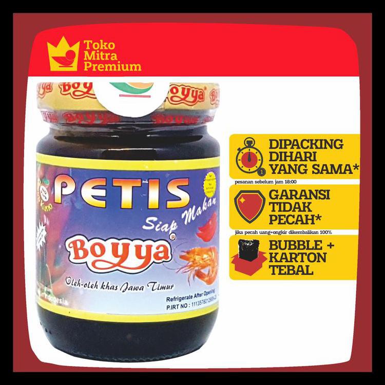 

BOYYA PETIS SIAP MAKAN 270GR | BOYA BOGA JAYA BOGAJAYA SAMBAL SAMBEL TERLARIS