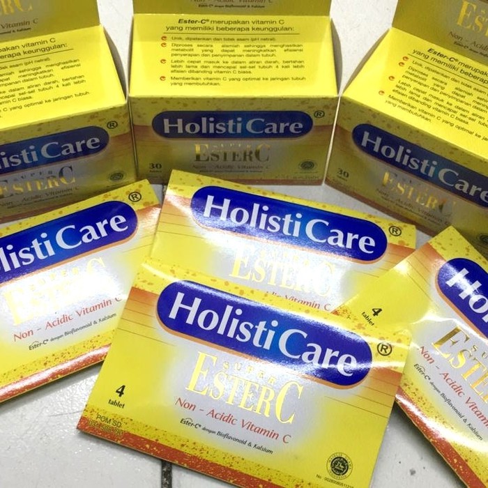 Holisticare EsterC Ester C 1 Strip isi 4 Tablet Vitamin C