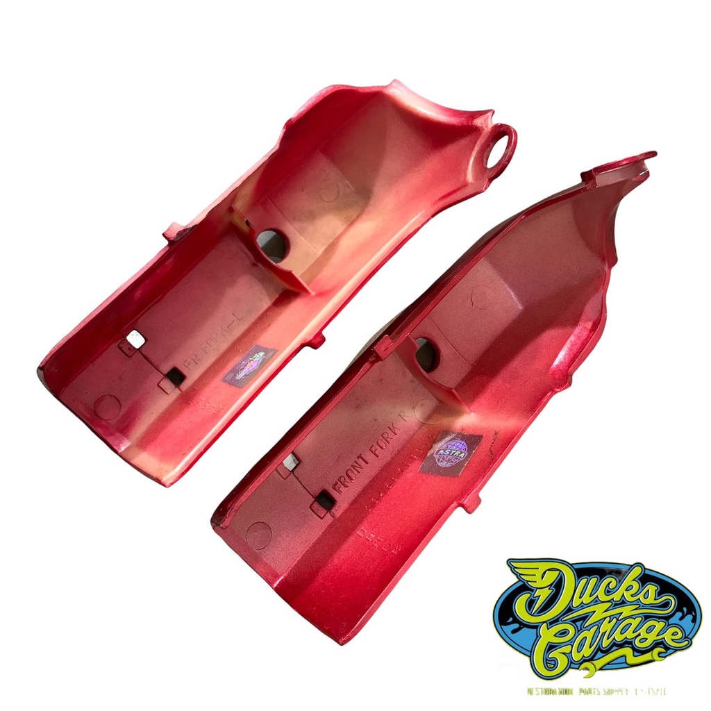 Cover shock merah honda astrea prima original