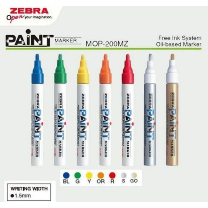 

SPIDOL PAINT MARKER ZEBRA
