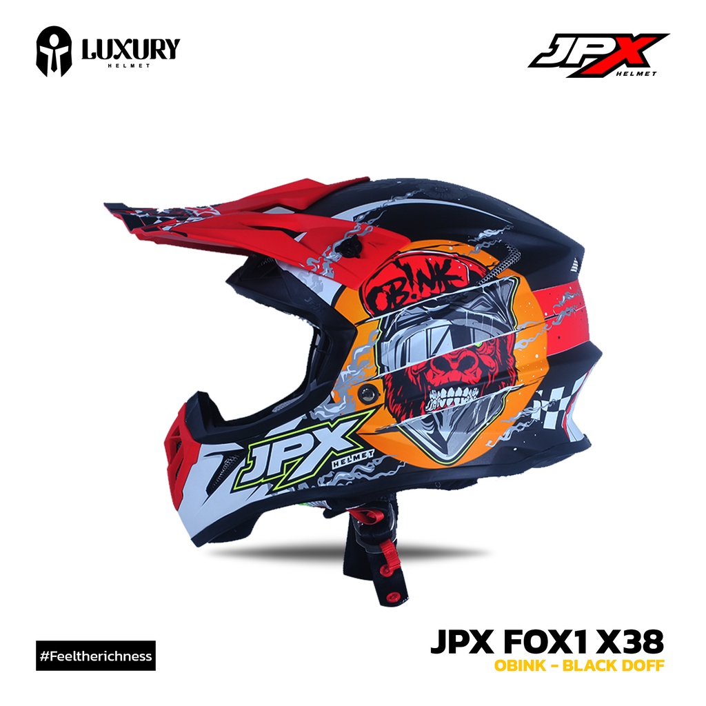 Helm JPX FOX1 X38 Obink Motocross Trail