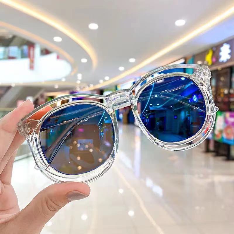 HC Kacamata Anak 6688 Fashion Anak Kaca Mata Hitam High Quality Kids Sunglasses Kaca Mata Murah Import-HC9190 BIRU