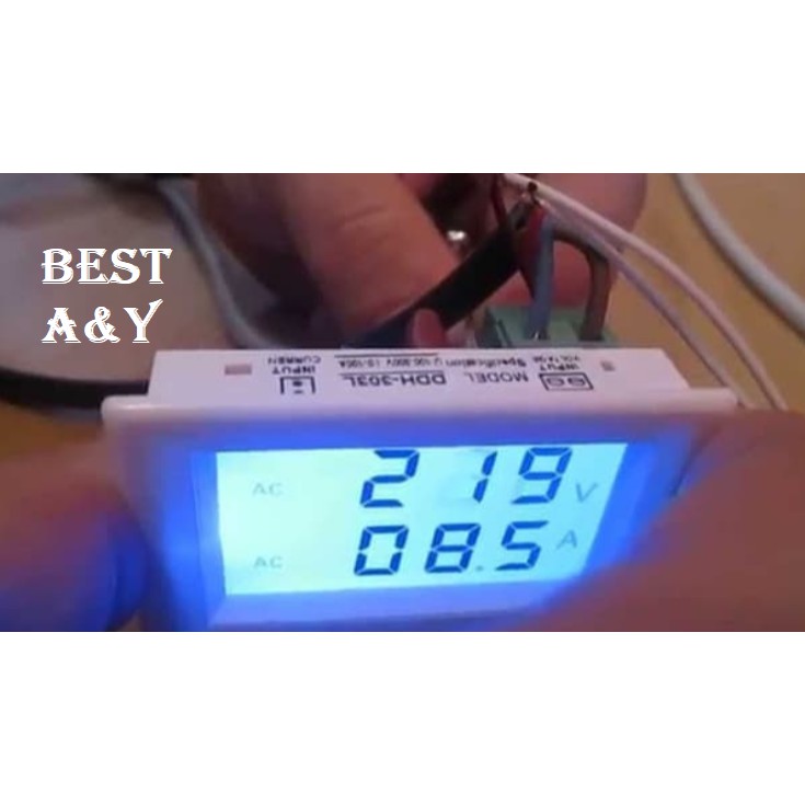 Dual Combo AC Voltmeter Amperemeter 50A 300V