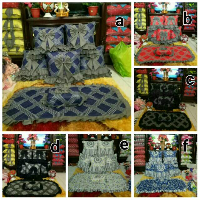 

Sofa Set Pita Rumbai Motif Maze Hitam