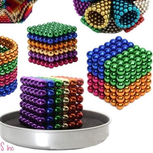 

♤ Magnet Ball 5mm 216 Pcs Magnetic Bola Magnet Cube ☞