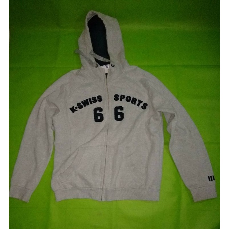 zipper-hoodie k-swiss size xl