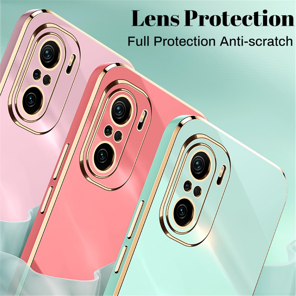 luxury phone case redmi note 10 pro max 4g note 10 5g redmi 10 prime 9a casing 6d plating soft silicone shockproof back cover