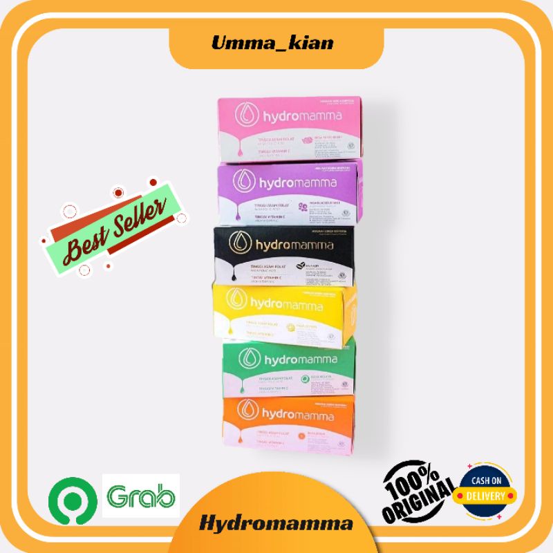 Hydromamma Expired 2024/Hidromama/hidromamma/hydromama [ISI 12 Pcs] Minuman Ibu Hamil/promil/Nutrisi IBU HAMIL/PROMIL/Asam folat/tinggi Vit C