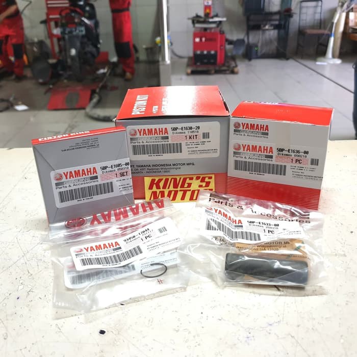 PISTON KIT SCORPIO OVER SIZE 50 (5BP E1630 20) ASLI YAMAHA