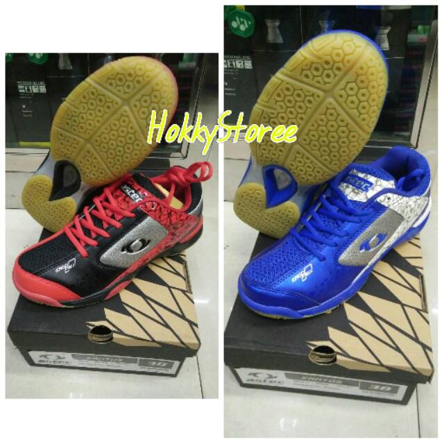 SEPATU BADMINTON ASTEC KRATOS BLUE & RED - ORIGINAL