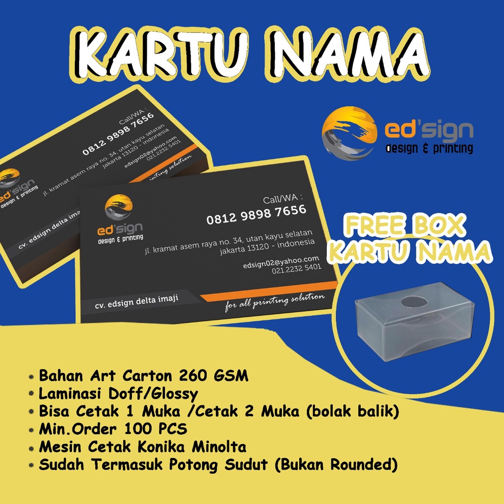 

KARTU NAMA FREE BOX 2(LAMINASI DOFF/GLOSSY)