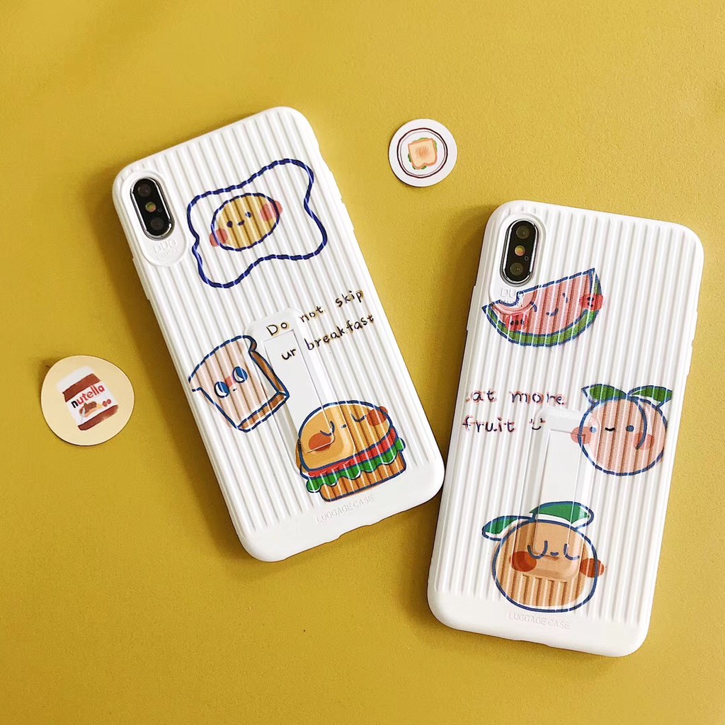 Casing Case Motif Ilustrasi Kartun Lucu Ala Korea Untuk Iphone X 7