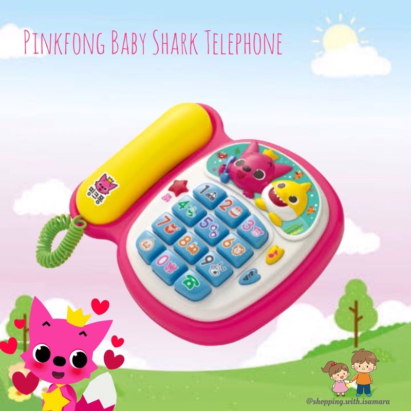Pinkfong Baby Shark Telephone / mainan telfon