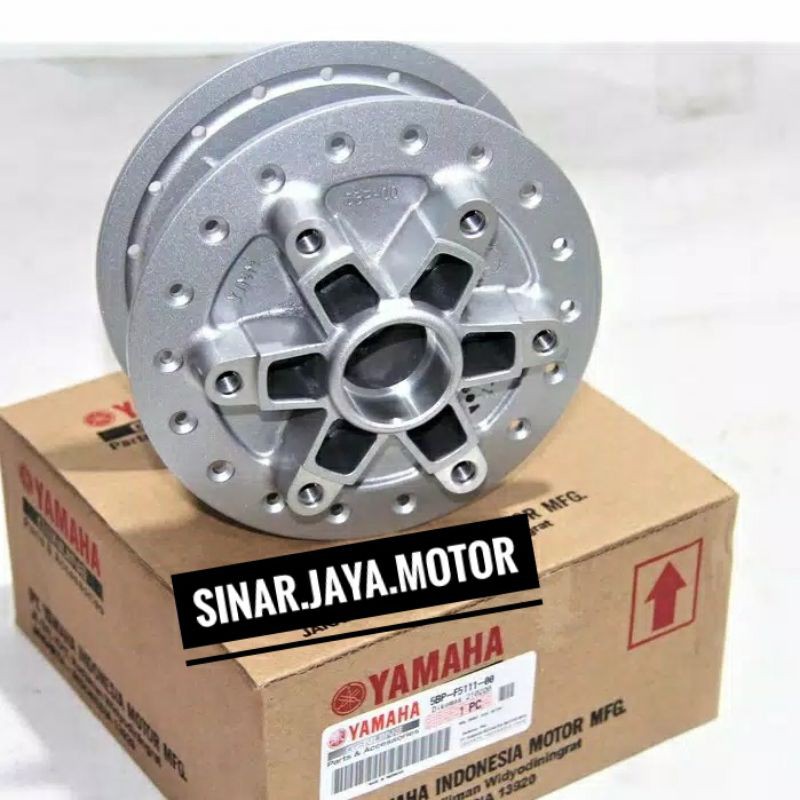 tromol depan yamaha scorpio warna silver  ori