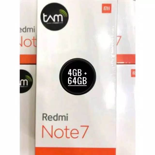 Xiaomi Redmi Note 7 TAM RAM 4GB 64GB Garansi Resmi Spek Dewa Mantulll
