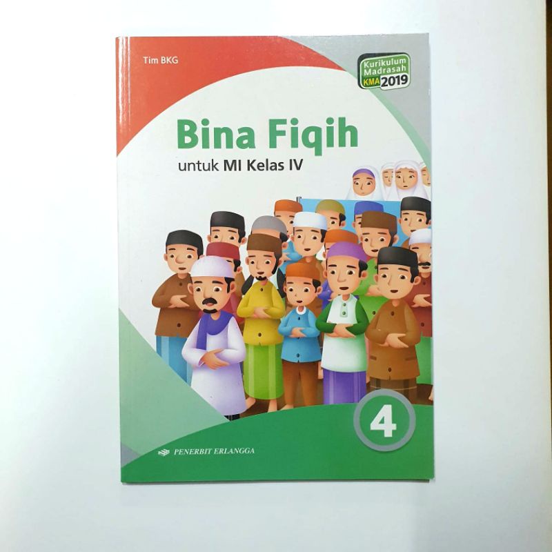 Buku BINA FIQIH MI KELAS I, II, III, IV, V, VI kurikulum 2019 penerbit ERLANGGA