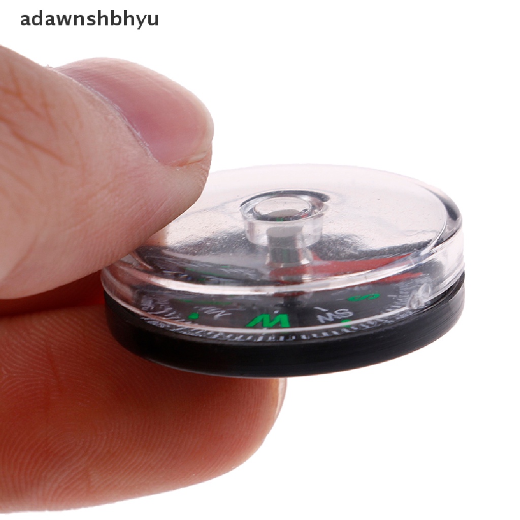 Adawnshbhyu 30mm Mini Compass Camping Hiking Outdoor Travel Navigasi Liar Alat Survival