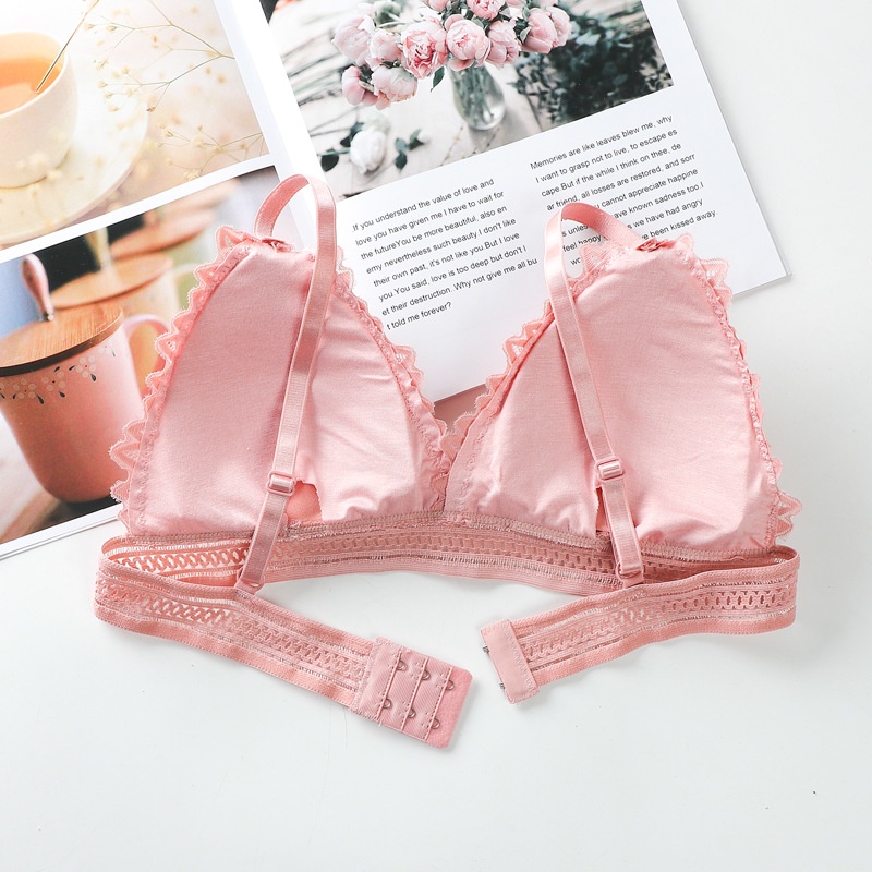 Victoria Bra Renda Wanita Import 1070