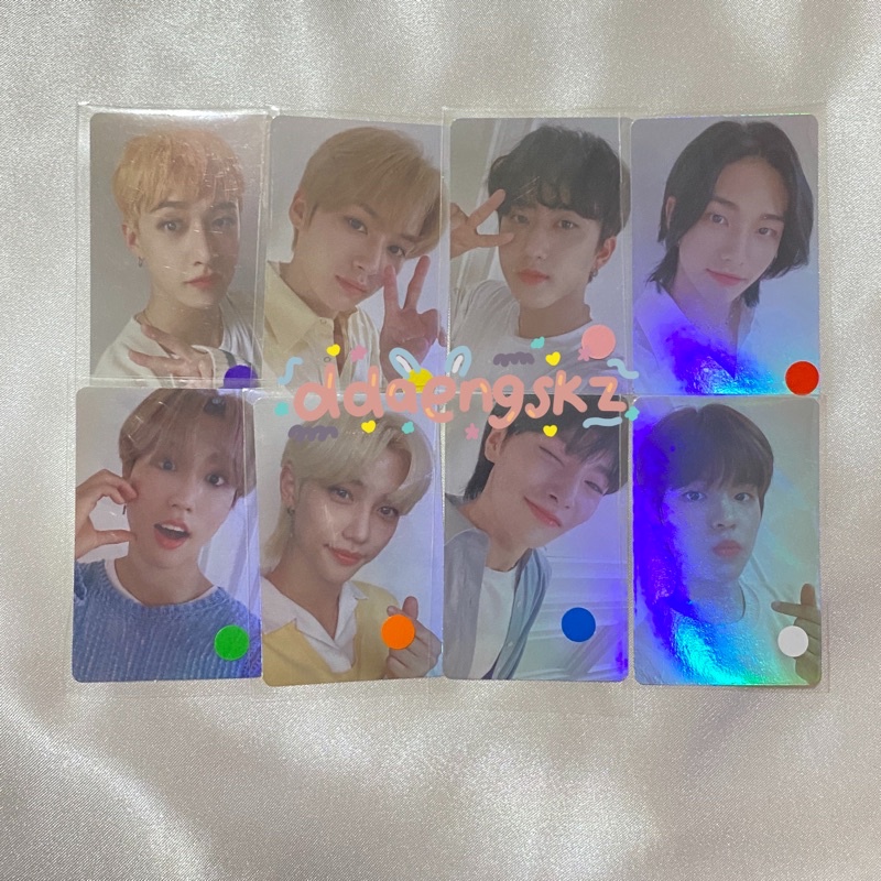[baca deskripsi] stray kids nacific pc photocard holo round 2 r2 [bang chan lee know changbin hyunji