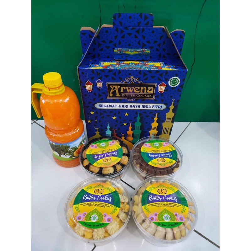 

Paket Lebaran Kue kering + 1 Liter Sirup