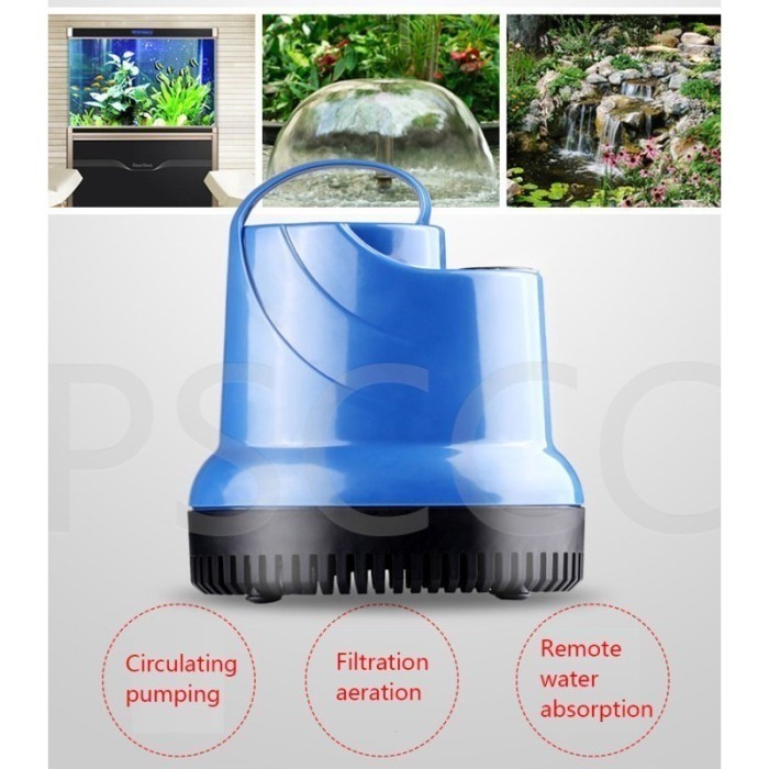 SUNSUN JGP-1500L Pompa Celup Kolam Aquarium 20Watt 1500L/h Low watt Submersible Water Pump