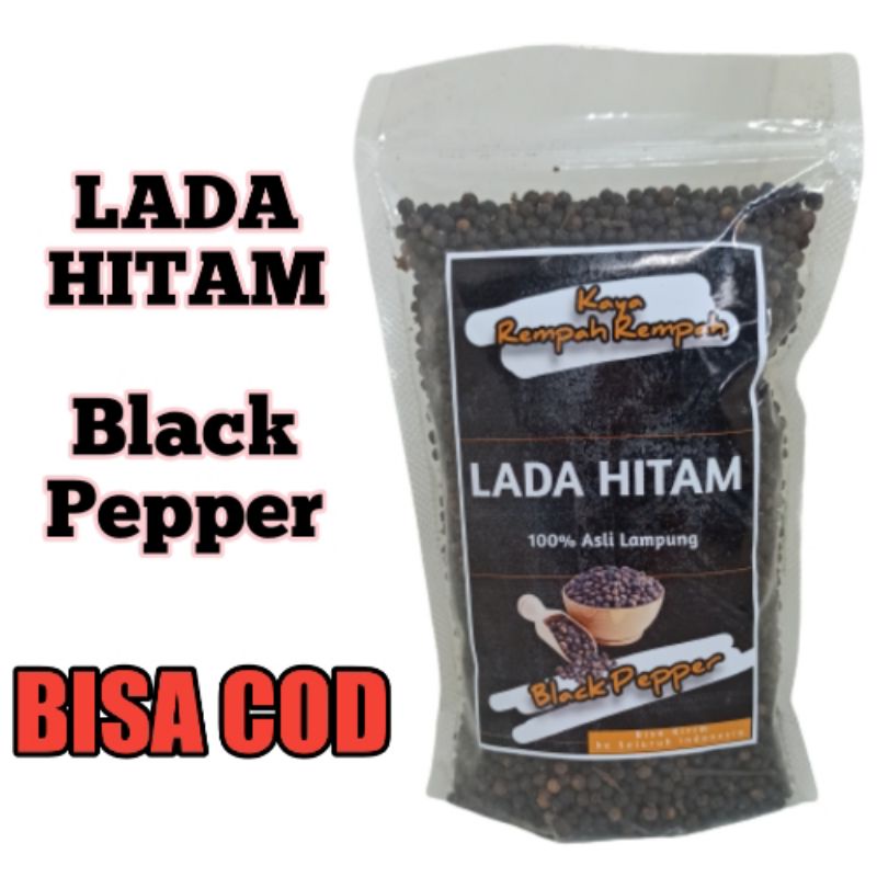 

PROMO NEW SALE Lada Hitam/Lada Hitam Utuh/Black Pepper 100 Gram (KEPP SEBELUM KEHABISAN)