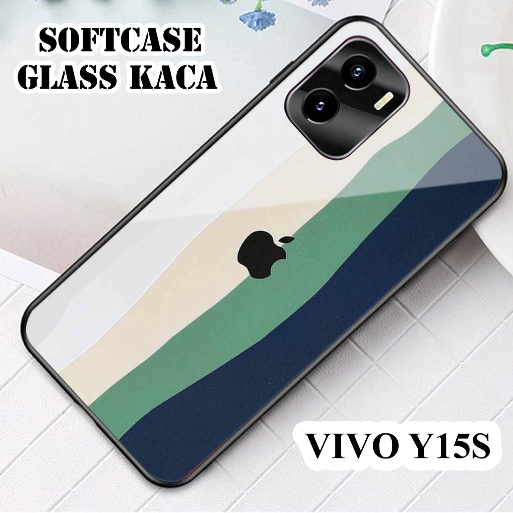 Softcase Glass Kaca VIVO Y15 S - Casing HP VIVO Y15 S[ S19 ].