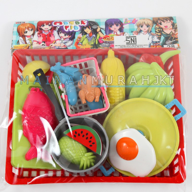 MAINAN ANAK MASAK RIA KS28 MAINAN MASAK MASAKAN ANAK PEREMPUAN SET KITCHEN-1