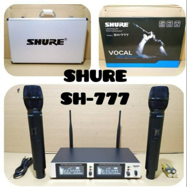 MICROPHONE WIRELESS SHURE SH-777 SH777