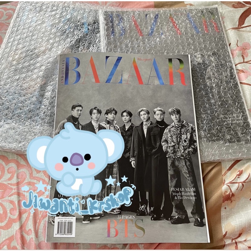 Bazaar BTS cover indonesia edition majalah