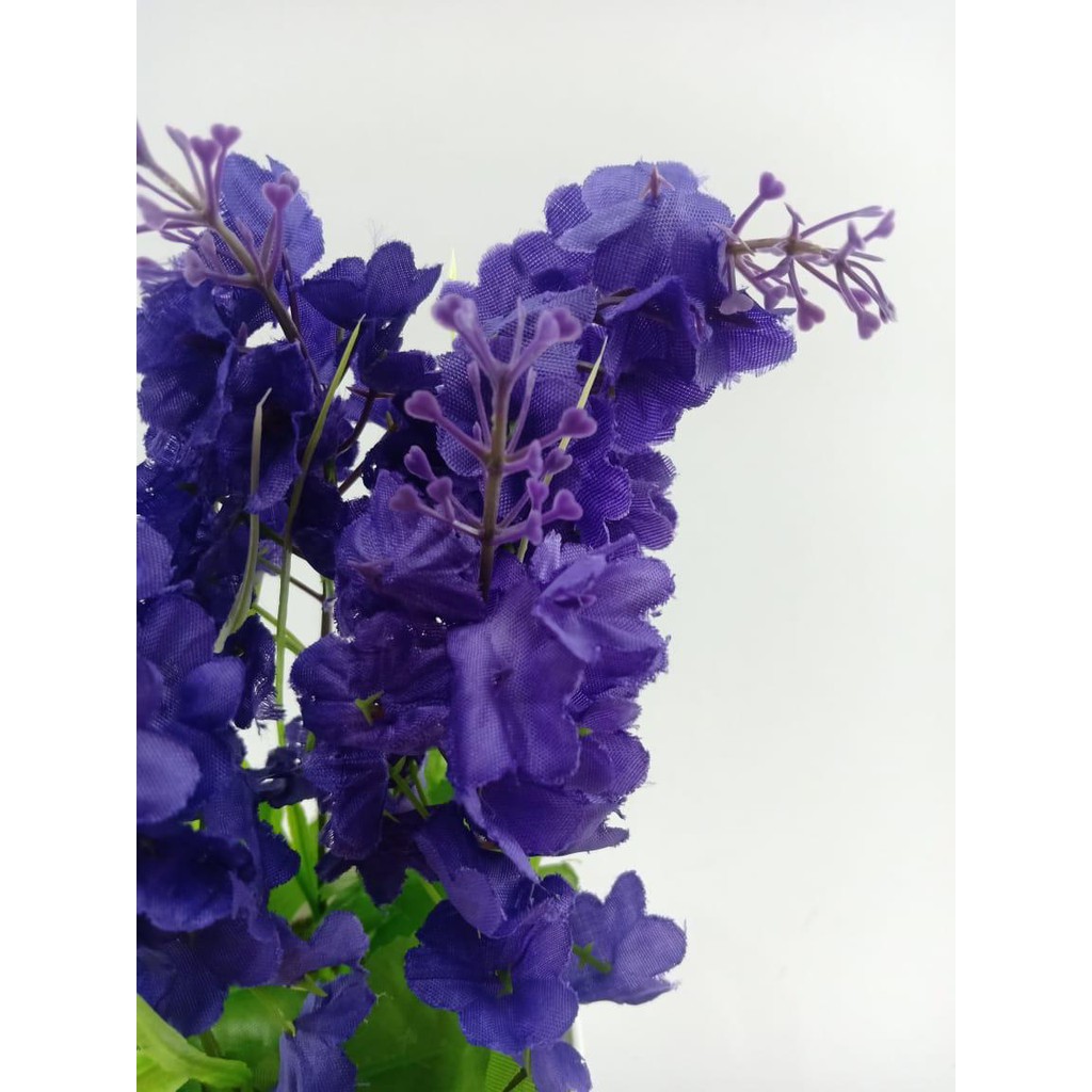 COD BUNGA PLASTIK BUNGA PAJANGAN IMITASI BUNGA ARTIFISIAL BUNGA LAVENDER TANAMAN HIAS PLASTIK BP8834-2