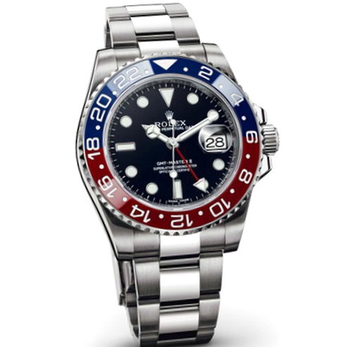 Jam tangan pria - Rolex GMT Master II Blue Red Pepsi Automatic - Premium
