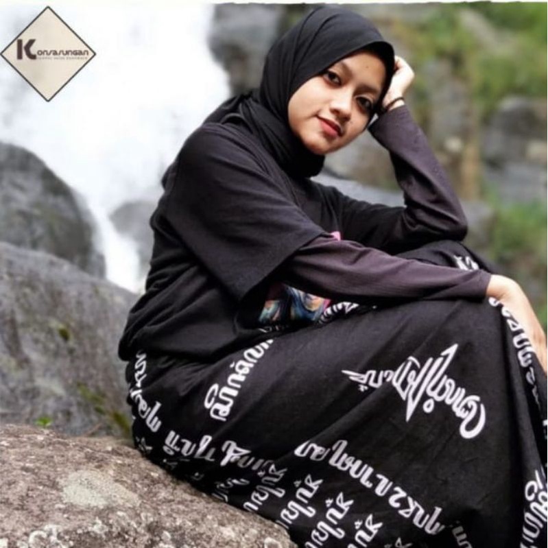 Sarung Batik Pekalongan Bisa Cod Sarung Batik Aksara Jawa Hanacaraka Sarung Santri Sarung pria wanit