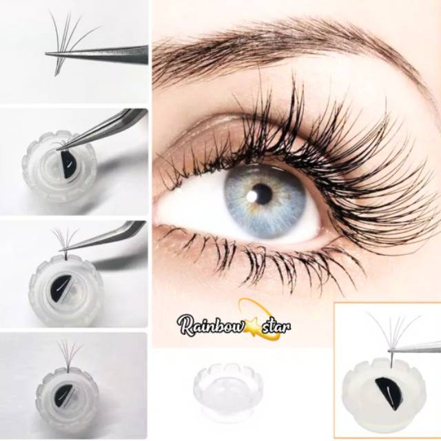 Glue Holder Volume Eyelash / Ring Glue Russian / Holder Russian Lashes / Cincin Lem