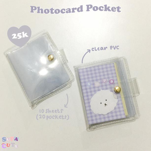 

( BISA COD ) Transparant Photocard Pocket | tempat photocard binder photocard polaroid pocket