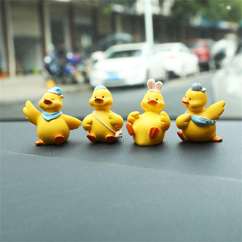 Lanfy Bebek Kuning Ornamen Aksesoris Interior Koleksi Aksesoris Mobil Mainan Lucu Lovely Car Decoration