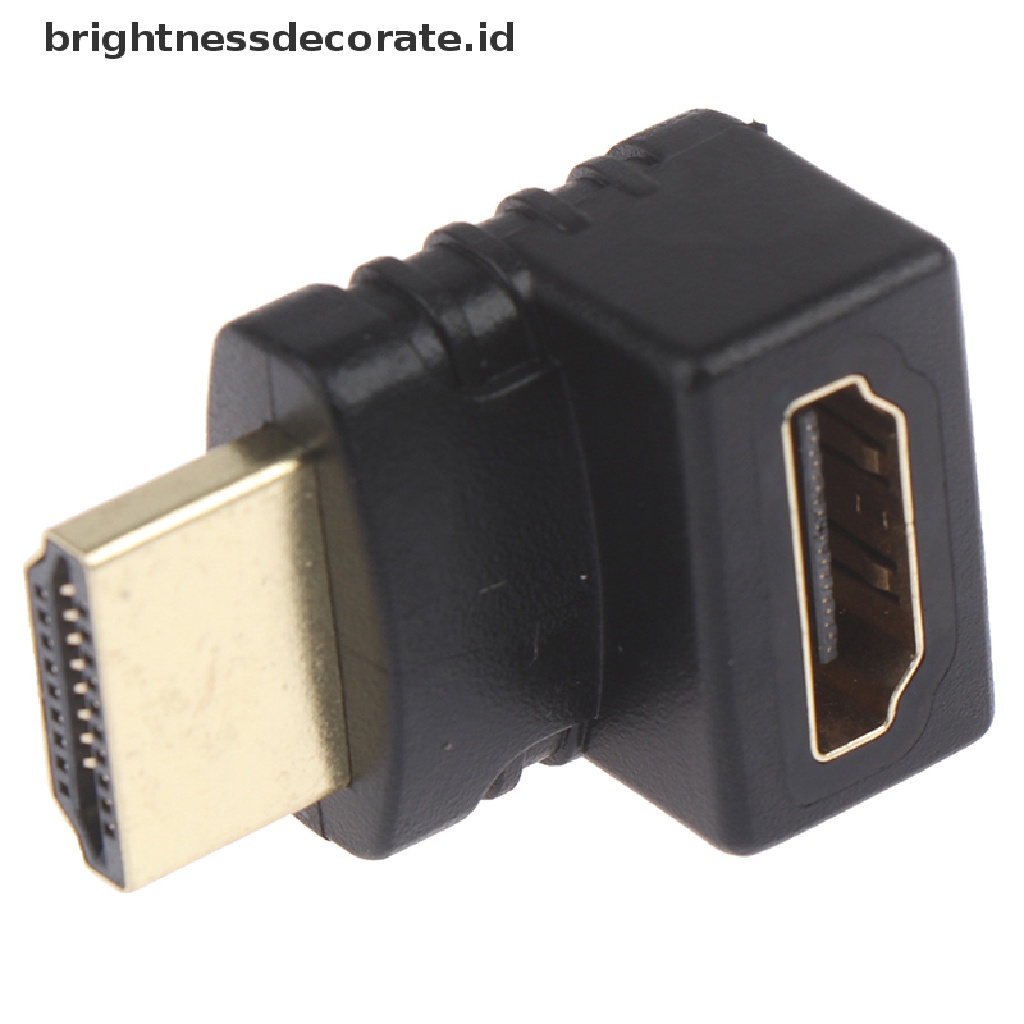 Adapter Hdmi Tipe L 270 Derajat Male Ke Female Audio Return