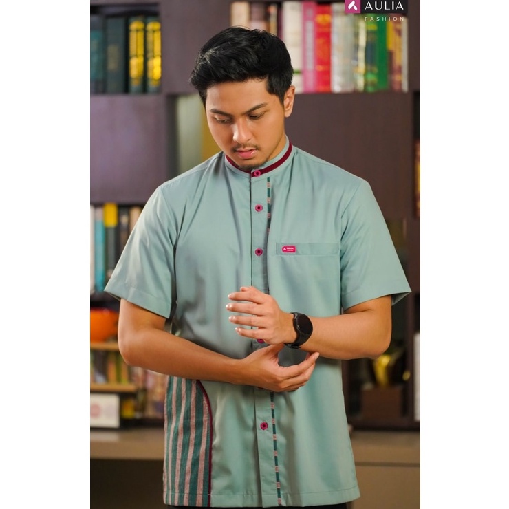 KOKO AULIA FASHION TERBARU SHANZA JUNGLE GREEN COUPLE GAMIS SARIMBIT KELUARGA BAJU BUSANA MUSLIM PRI