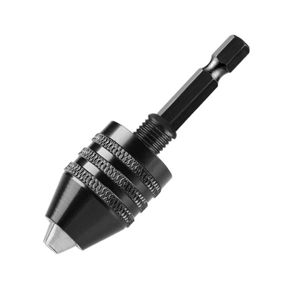 Penjepit Mata Bor Drill Chuck Bit Change 1/4 Hex Shank Material Carboon Steel Berkualitas Perkakas Multifungsi