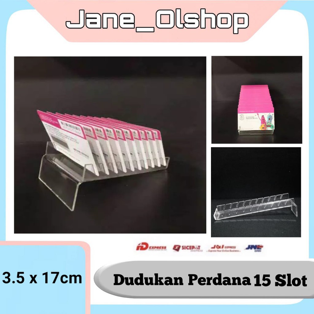 DUDUKAN VOUCHER / TEMPAT PAJANGAN VOUCHER 3.5 X 17 CM