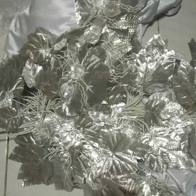 Wanflower Daun Anggur * Silver (perlusin)